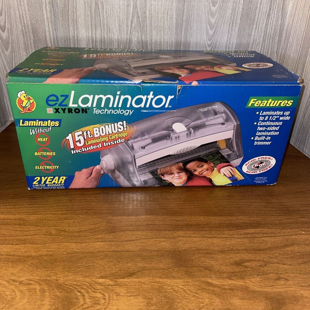 Manco EZ Laminator Plus Xyron Technology Manual Cold Laminating Machine